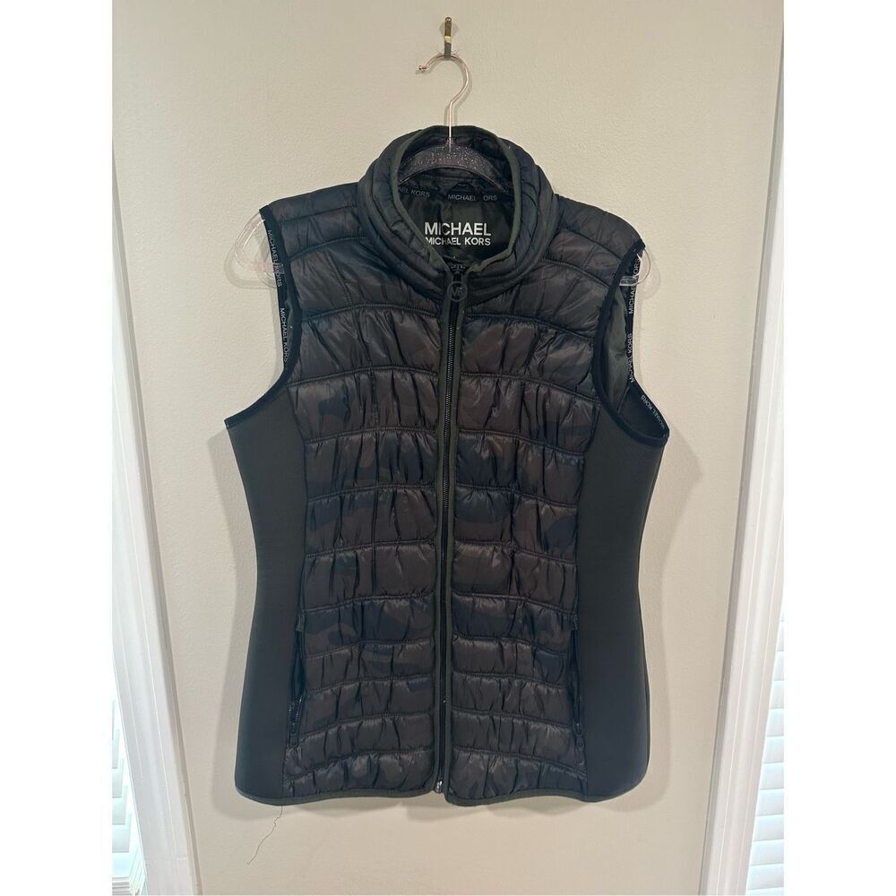 Women's Michael by Michael Kors Black Vest Large